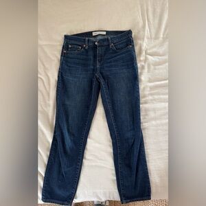 GAP Dark Blue Straight Leg Jeans